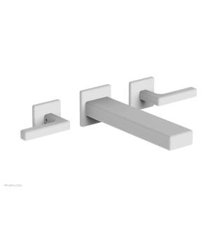 Phylrich 290-57/050 Mix 10 1/8" Two Lever Handle Widespread/Wall Mount Roman Tub Faucet in White