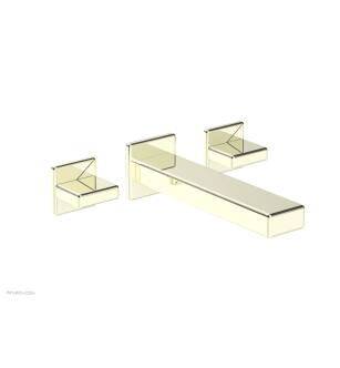 Phylrich 290-56/15B Mix 8 3/4" Two Blade Handle Widespread/Wall Mount Roman Tub Faucet in Brushed Nickel