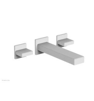 Phylrich 290-56/050 Mix 8 3/4" Two Blade Handle Widespread/Wall Mount Roman Tub Faucet in White