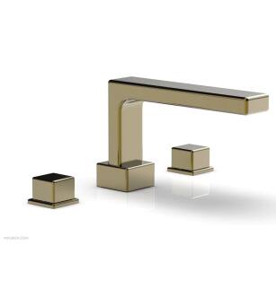 Phylrich 290-43/047 Mix 10 1/4" Two Cube Handle Widespread/Deck Mounted Roman Tub Faucet in Brass/Antique Brass