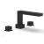 Phylrich 290-43/040 Mix 10 1/4" Two Cube Handle Widespread/Deck Mounted Roman Tub Faucet in Black