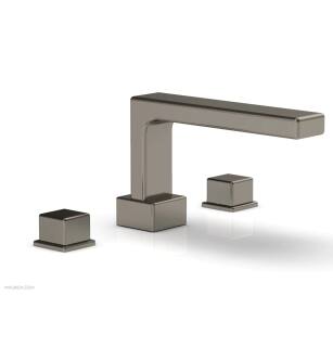 Phylrich 290-43/15A Mix 10 1/4" Two Cube Handle Widespread/Deck Mounted Roman Tub Faucet in Pewter