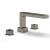 Phylrich 290-43/15A Mix 10 1/4" Two Cube Handle Widespread/Deck Mounted Roman Tub Faucet in Pewter