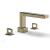 Phylrich 290-42/047 Mix 10 1/4" Two Ring Handle Widespread/Deck Mounted Roman Tub Faucet in Brass/Antique Brass