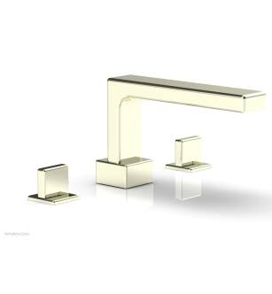 Phylrich 290-40/15B Mix 10 1/4" Two Blade Handle Widespread/Deck Mounted Roman Tub Faucet in Brushed Nickel