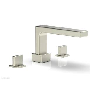 Phylrich 290-40/015 Mix 10 1/4" Two Blade Handle Widespread/Deck Mounted Roman Tub Faucet in Satin Nickel