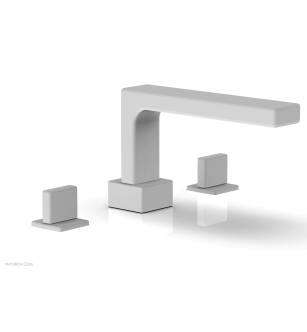 Phylrich 290-40/050 Mix 10 1/4" Two Blade Handle Widespread/Deck Mounted Roman Tub Faucet in White