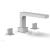 Phylrich 290-40/050 Mix 10 1/4" Two Blade Handle Widespread/Deck Mounted Roman Tub Faucet in White
