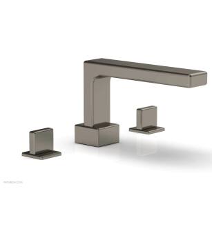 Phylrich 290-40/15A Mix 10 1/4" Two Blade Handle Widespread/Deck Mounted Roman Tub Faucet in Pewter