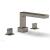 Phylrich 290-40/15A Mix 10 1/4" Two Blade Handle Widespread/Deck Mounted Roman Tub Faucet in Pewter