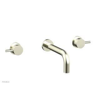 Phylrich 230-59/15B Basic II 7 5/8" Two Lever Handle Widespread/Wall Mount Roman Tub Faucet in Brushed Nickel