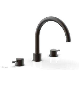 Phylrich 230-43/10B Basic II 9" Two Lever Handle Widespread/Deck Mounted Roman Tub Faucet in Distressed Bronze/Oil Rubbed Bronze