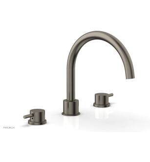 Phylrich 230-43/15A Basic II 9" Two Lever Handle Widespread/Deck Mounted Roman Tub Faucet in Pewter