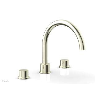Phylrich 230-41/15B Basic II 9" Two Smooth Handle Widespread/Deck Mounted Roman Tub Faucet in Brushed Nickel