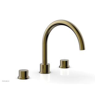 Phylrich 230-41/047 Basic II 9" Two Smooth Handle Widespread/Deck Mounted Roman Tub Faucet in Brass/Antique Brass