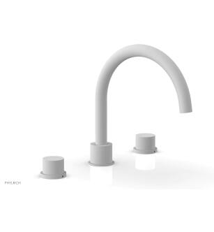 Phylrich 230-41/050 Basic II 9" Two Smooth Handle Widespread/Deck Mounted Roman Tub Faucet in White