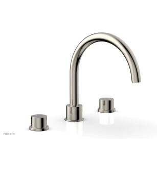 Phylrich 230-41/014 Basic II 9" Two Smooth Handle Widespread/Deck Mounted Roman Tub Faucet in Polished Nickel
