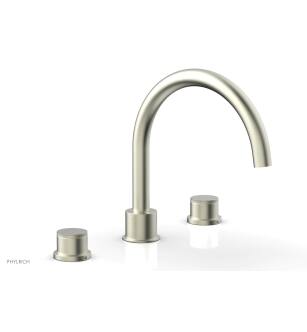 Phylric 230-40/015 Basic II 9" Two Knurled Handle Widespread/Deck Mounted Roman Tub Faucet in Satin Nickel