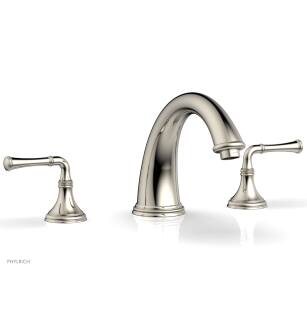 Phylrich 208-40/014 Coined 9" Two Lever Handle Widespread/Deck Mounted Roman Tub Faucet in Polished Nickel added