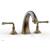 Phylrich 207-40/047 Beaded 9" Two Lever Handle Widespread/Deck Mounted Roman Tub Faucet in Brass/Antique Brass