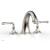Phylrich 207-40/014 Beaded 9" Two Lever Handle Widespread/Deck Mounted Roman Tub Faucet in Polished Nickel