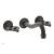 Phylrich 164-56/10B Maison 9 1/2" Two Blade Handle Widespread/Wall Mount Roman Tub Faucet in Distressed Bronze/Oil Rubbed Bronze