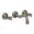 Phylrich 164-56/15A Maison 9 1/2" Two Blade Handle Widespread/Wall Mount Roman Tub Faucet in Pewter