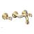 Phylrich 164-56/004 Maison 9 1/2" Two Blade Handle Widespread/Wall Mount Roman Tub Faucet in Satin Brass