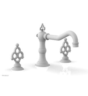 Phylrich 164-40/050 Maison 8 5/8" Two Blade Handle Widespread/Deck Mounted Roman Tub Faucet in White