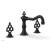 Phylrich 164-40/040 Maison 8 5/8" Two Blade Handle Widespread/Deck Mounted Roman Tub Faucet in Black