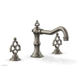 Phylrich 164-40/15A Maison 8 5/8" Two Blade Handle Widespread/Deck Mounted Roman Tub Faucet in Pewter