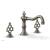 Phylrich 164-40/15A Maison 8 5/8" Two Blade Handle Widespread/Deck Mounted Roman Tub Faucet in Pewter