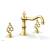 Phylrich 164-40/24B Maison 8 5/8" Two Blade Handle Widespread/Deck Mounted Roman Tub Faucet in Gold