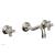 Phylrich 162-56/014 Marvelle 9 1/2" Two Cross Handle Widespread/Wall Mount Roman Tub Faucet in Polished Nickel