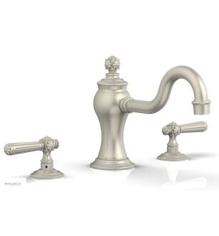 Phylrich 162-41/15B Marvelle 9" Two Lever Handle Widespread/Deck Mounted Roman Tub Faucet in Brushed Nickel