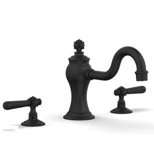 Phylrich 162-41/040 Marvelle 9" Two Lever Handle Widespread/Deck Mounted Roman Tub Faucet in Black
