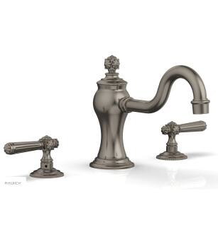 Phylrich 162-41/15A Marvelle 9" Two Lever Handle Widespread/Deck Mounted Roman Tub Faucet in Pewter