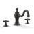 Phylrich 162-40/10B Marvelle 9" Two Cross Handle Widespread/Deck Mounted Roman Tub Faucet in Distressed Bronze/Oil Rubbed Bronze