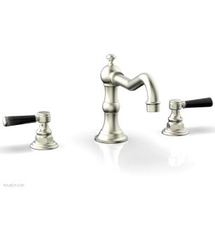 Phylrich 161-42/015 Henri 8 5/8" Two Marble Lever Handle Widespread/Deck Mounted Roman Tub Faucet in Satin Nickel