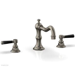 Phylrich 161-42/15A Henri 8 5/8" Two Marble Lever Handle Widespread/Deck Mounted Roman Tub Faucet in Pewter