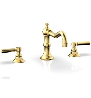 Phylrich 161-41/024 Henri 8 5/8" Two Lever Handle Widespread/Deck Mounted Roman Tub Faucet in Satin Gold