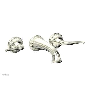 Phylrich K1141/015 Georgian & Barcelona 8 3/8" Two Lever Handle Widespread/Wall Mount Roman Tub Faucet in Satin Nickel