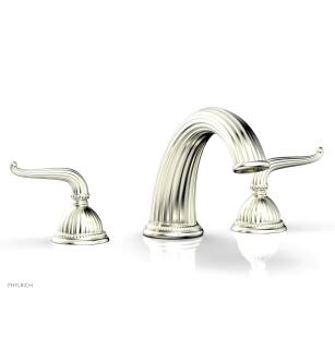Phylrich K1141P/015 Georgian & Barcelona 12" Two Lever Handle Widespread/Deck Mounted Roman Tub Faucet in Satin Nickel