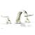 Phylrich K1141P/015 Georgian & Barcelona 12" Two Lever Handle Widespread/Deck Mounted Roman Tub Faucet in Satin Nickel