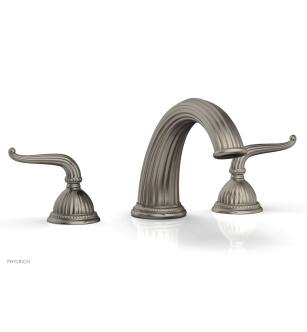 Phylrich K1141P/15A Georgian & Barcelona 12" Two Lever Handle Widespread/Deck Mounted Roman Tub Faucet in Pewter