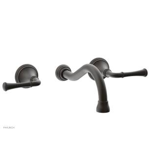 Phylrich 207-56/10B Beaded 8" Two Lever Handle Widespread/Wall Mount Roman Tub Faucet in Distressed Bronze/Oil Rubbed Bronze