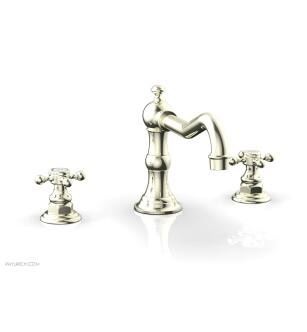 Phylrich 161-40/15B Henri 8 5/8" Two Cross Handle Widespread/Deck Mounted Roman Tub Faucet in Brushed Nickel