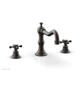 Phylrich 161-40/10B Henri 8 5/8" Two Cross Handle Widespread/Deck Mounted Roman Tub Faucet in Distressed Bronze/Oil Rubbed Bronze