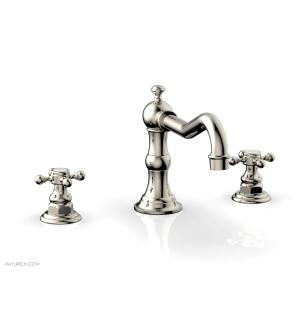 Phylrich 161-40/014 Henri 8 5/8" Two Cross Handle Widespread/Deck Mounted Roman Tub Faucet in Polished Nickel