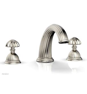 Phylrich K1361P/014 Georgian & Barcelona 12" Two Round Handle Widespread/Deck Mounted Roman Tub Faucet in Polished Nickel